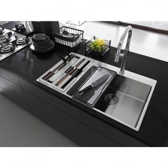 Кухонная мойка Franke Box Center BWX 220-54-27 TL WCR (127.0538.260) полированная