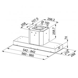 Витяжка кухонна Franke Mythos FMY 908 BI BK (110.0456.724)