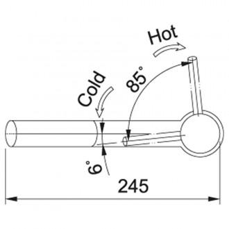 Змішувач кухонний Franke Orbit Pull Out (115.0569.461)