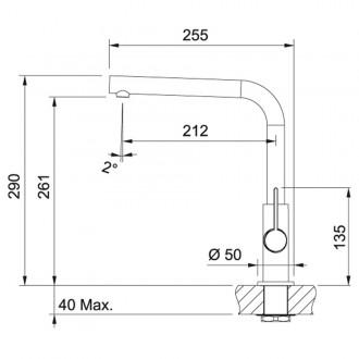 Змішувач кухонний Franke Neptune Evo (115.0373.930)