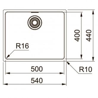 Кухонная мойка Franke Maris MRX 210-50 (127.0598.747) полированная