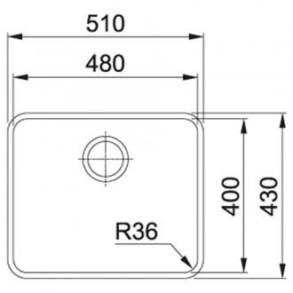 Кухонна мийка Franke Aton ANX 110-48 (122.0204.649)