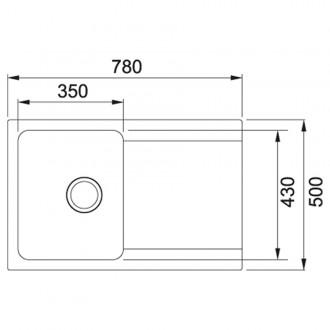 Кухонная мойка Franke Orion OID 611-78 (114.0498.031) черный