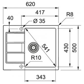 Кухонна мийка Franke Sirius S2D 611-62 (143.0627.382) білий