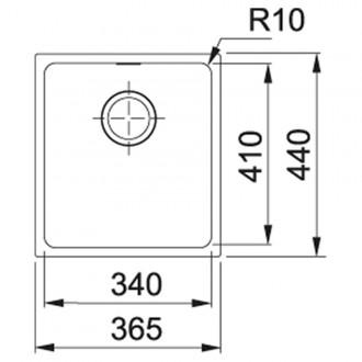 Кухонная мойка Franke Sirius SID 110-34 (144.0649.548) черный