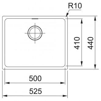 Кухонна мийка Franke Sirius SID 110-50 (125.0395.608) білий