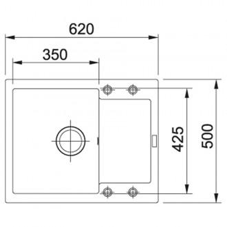 Кухонна мийка Franke Maris MRG 611-62 (114.0381.002) білий