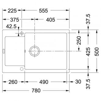 Кухонна мийка Franke Maris MRG 611-78 XL (114.0374.951) білий