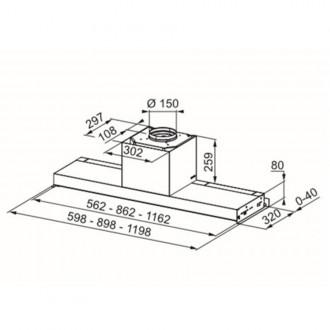 Витяжка кухонна Franke Style Pro FSTPRO 1208 (305.0522.799)