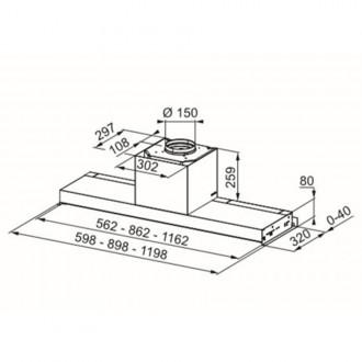 Вытяжка кухонная Franke Style Pro FSTPRO 908 (305.0522.797)