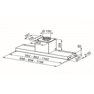 Витяжка кухонна Franke Style Pro FSTPRO 608 (305.0522.798)