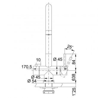 Змішувач кухонний Franke EOS Clear Water (120.0179.979)