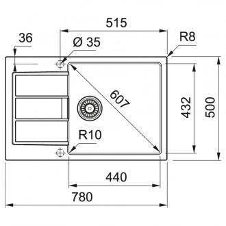 Кухонна мийка Franke Sirius 2.0 S2D 611-78 XL (143.0621.338) білий