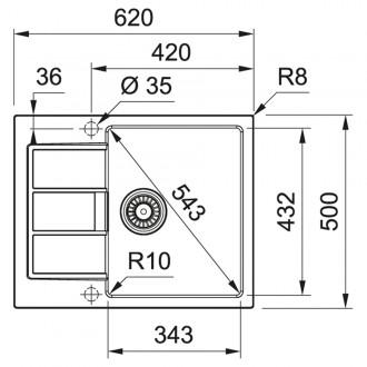 Кухонна мийка Franke Sirius S2D 611-62 (143.0627.383) сірий