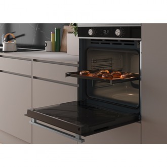 Електрична духова шафа Franke Smart FSM 97 P XS (116.0606.096) чорне скло / нержавіюча сталь