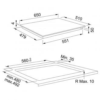Индукционная варочная поверхность Franke Maris FMA 654 I F BK (108.0606.111)