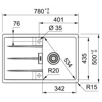 Кухонна мийка Franke Centro CNG 611-78 (114.0701.815) онікс