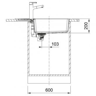 Кухонная мойка Franke Centro CNG 611-78 XL (114.0701.819) оникс