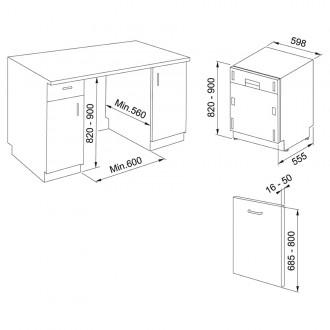 Посудомийна машина, що вбудовується Franke FDW 614 D10P DOS LP C (117.0611.675)
