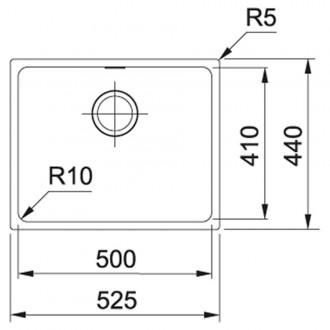 Кухонна мийка Franke Sirius SID 110-50 (144.0649.561) сірий