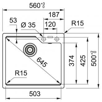 Кухонна мийка Franke Urban UBG 610-56 (114.0701.789) бежевий