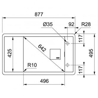 Кухонна мийка Franke Fresno FSG 611 (114.0652.619) онікс