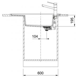 Кухонна мийка Franke Fresno FSG 611 (114.0652.619) онікс