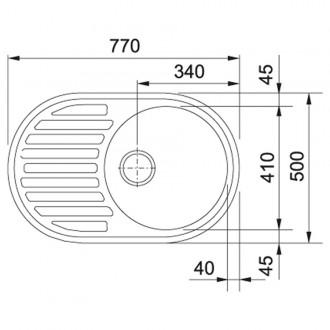 Кухонна мийка Franke Ronda ROG 611 (114.0668.599) онікс