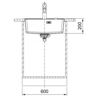 Кухонна мийка Franke Maris MRG 610-52 TL (114.0668.818) мигдаль
