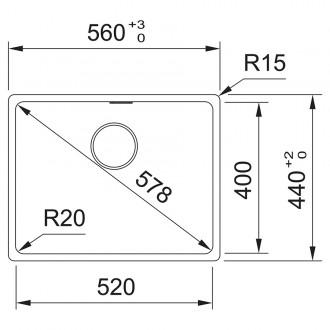 Кухонная мойка Franke Maris MRG 610-52 (114.0668.904) оникс
