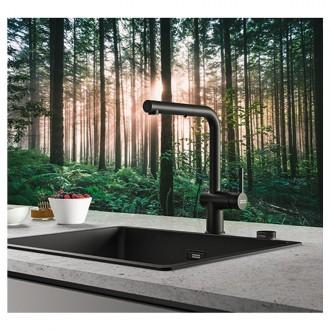 Змішувач кухонний Franke Active L (115.0653.382) чорний матовий