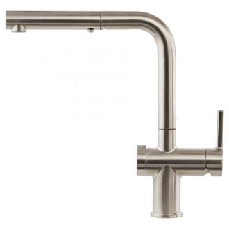 Смеситель кухонный Franke Active Twist (115.0653.505) сталь