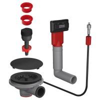 Вентиль-автомат 3½" + декор. кришка Franke Color Line (112.0658.446) чорний матовий
