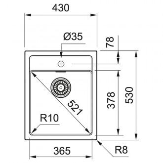 Кухонная мойка Franke Sirius SID 610-40 (143.0671.748) бежевый