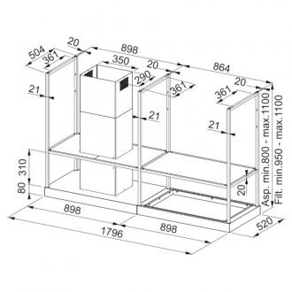 Кухонна витяжка Franke Mythos FMY BK MATT F180 (325.0678.073)