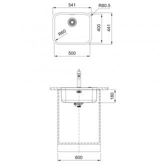 Кухонна мийка Franke Smart SRX 110-50 (122.0703.300) полірована
