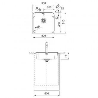 Кухонная мойка Franke Smart SRX 210-50 TL (127.0703.299) полированная