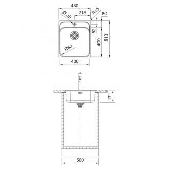 Кухонна мийка Franke Smart SRX 210-40 TL (127.0703.298) полірована