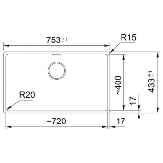 Кухонна мийка Franke Maris MRG 110-72 (125.0705.575) чорний матовий