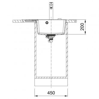Кухонная мойка Franke Centro CNG 611-62 TL (114.0716.711) серый сланец