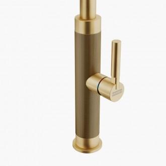 Змішувач кухонний Franke Mythos Masterpiece Pull Out (115.0711.558) PVD gold