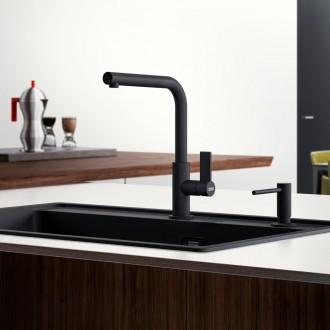Смеситель кухонный Franke Neptune Evo (115.0711.724) черный матовый