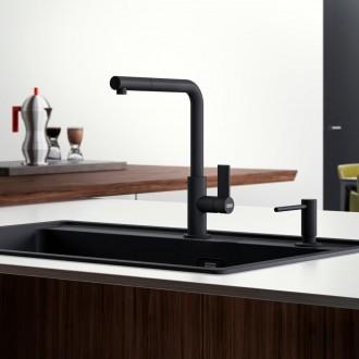 Смеситель кухонный Franke Neptune Evo (115.0711.725) черный матовый