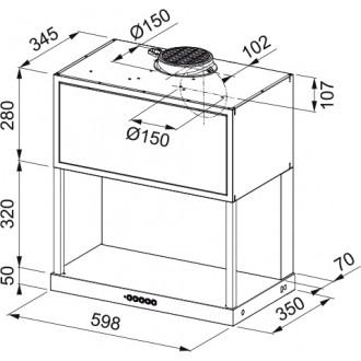 Кухонна витяжка Franke Maris FMA MODULAR F60 BK MATT (335.0706.646)