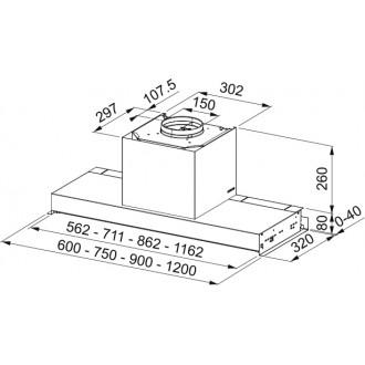 Витяжка кухонна Franke FST DRIP FREE 90 X/2 KL (305.0705.073)