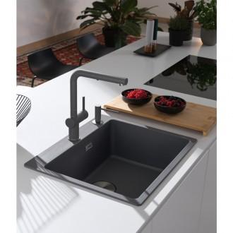 Смеситель кухонный Franke Active L (115.0721.464) серый сланец