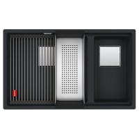 Кухонна мийка Franke KUBUS 2 KNG 120 (125.0631.520) чорний матовий