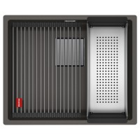 Кухонна мийка Franke Kubus 2 KNG 110-52 (125.0716.658) сірий сланець