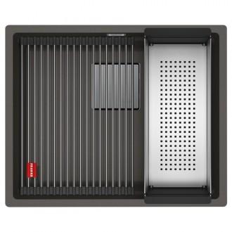 Кухонная мойка Franke Kubus 2 KNG 110-52 (125.0716.658) серый сланец