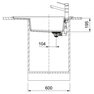 Кухонная мойка Franke Fresno FSG 611 (114.0732.286) Black Edition
